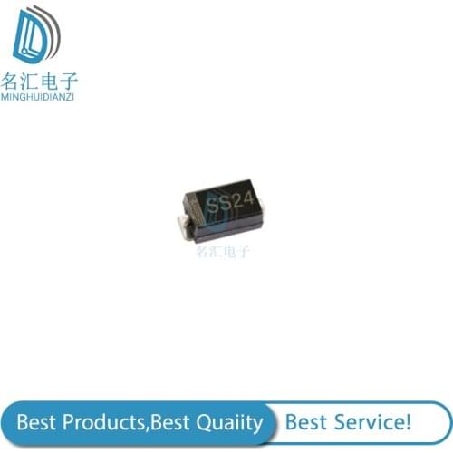100pcs DIODE SS24 2A 40V SMA SR240 DO-214AC SMD