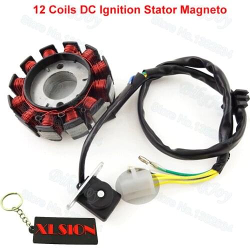 12 Poles GY6 Ignition Stator Magneto Coil DC For 125cc 150cc Moped Scooter ATV Quad Buggy Go Kart Motorcycle Motorbike