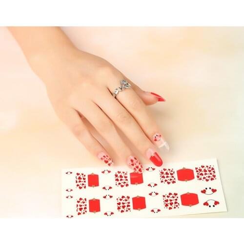 6 Sheet Hot Sale Geometric Design Nail Wraps Non-toxic Nail sticker, Nail decoration,Professional Manicure