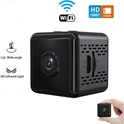 1080P Wireless Wifi IP Camera HD 150° Wide Viewing Angle Motion Detection Mini Camera Long Standby Night Version Surveillanc