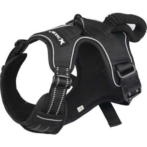 Large Dogs Collars Reflective Vest Wiring Harness Breakaway Dogs Harnesses Quick Release Goods For Dog Reflective Training Dog