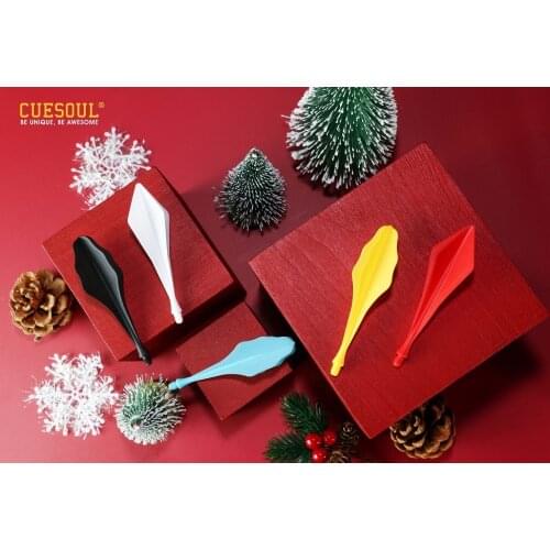 CUESOUL ROST Integrated Dart Shaft and Flights Standard Shape,Peking Opera Design,Set of 3 pcs