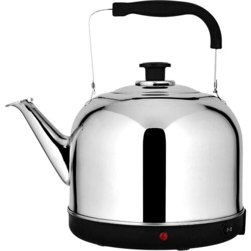 Long Spout Mouth Electric Kettle 4L Stainless Steel Thermostat Hot Water Heating Bolier Boiling Pot Heater Auto-off Teapot