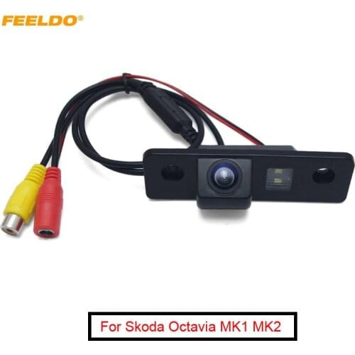 FEELDO 1Set For Skoda Octavia MK1 MK2 Backup Reversing Camera Car Parking Rear View Camera #FD-1612