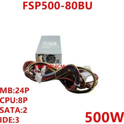 New PSU For FSP -5V 1U 500W Power Supply FSP500-80BU