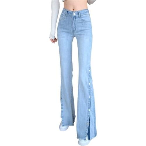 Женские джинсы клеш ODFVEBX China At AliExpress