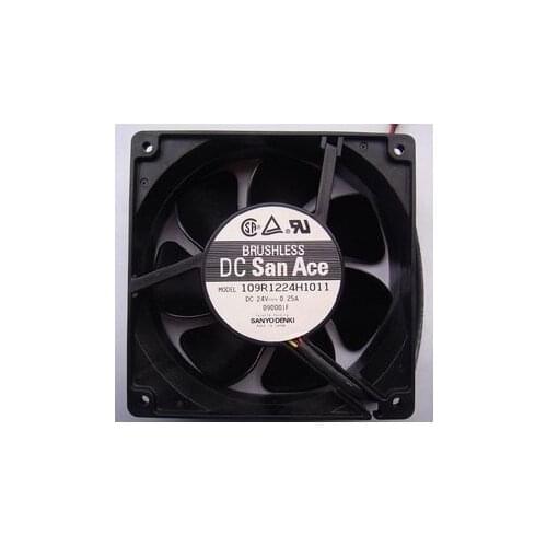 Original FOR Sanyo SANYO 109R1224H1011 24V 0.25A 120*120*38MM radiation fan