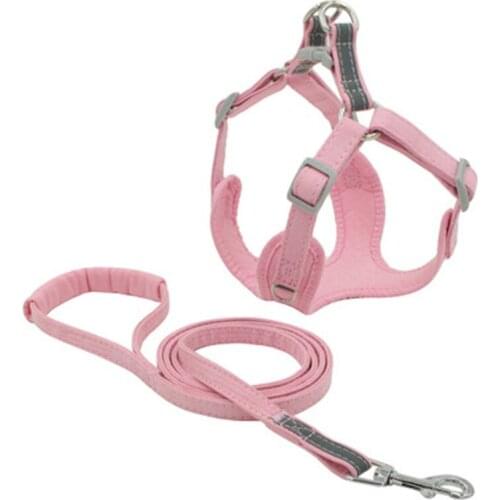10PCS / LOT Cotton Reflective Dog Chest Strap Explosion-Proof Vest Type Pet Dog Leash Small Medium And Large Dog Chains