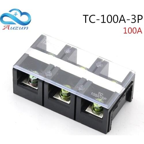 TC1003 fixed terminal terminal box large current 100A3P terminal of pure copper conductor