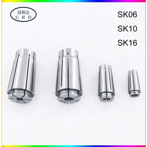 1 piece precision 0.008 lathe tool holder sk collet sk06 10 16 collet sk chuck SK6 SK10 SK16 CNC chuck drilling machine jig