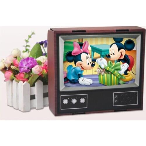 3D Mobile Phone Screen Magnifying Glass DIY TV Mobile Phone Magnifying Glass HD Retractable Mobile Phone Screen Amplifier