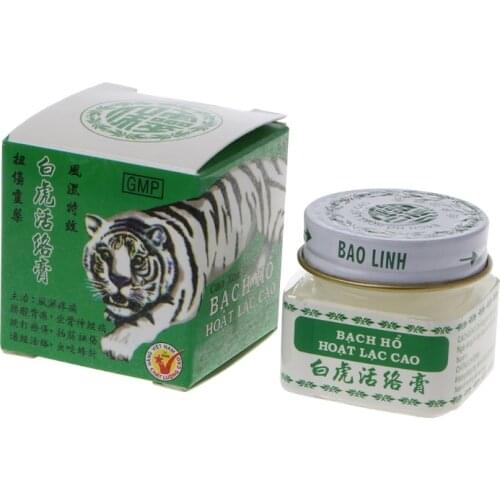 Vietnam White Tiger Balm For Headache Toothache Stomachache Vaume Blanc