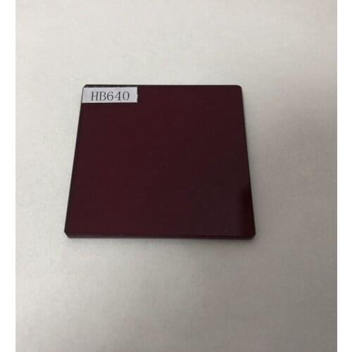 Total 4pcs uv cut IR pass 600nm 640nm 700nm 730nm size 100x100x2mm ir long pass filters