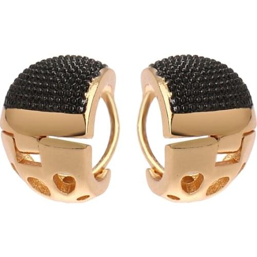 Bettyue Brand Fashion Charm Earrings Two Colors Gothic Metal Ear Buckle Jewelry Engagement Earrings For Women Wedding Party Gift