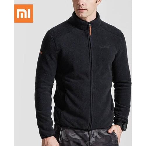 Xiaomi PELLIOT Winter Thermal Fleece Jacket Thicker Polar Fleece Outdoors Sports Coat Softshell Hiking Outdoor Jackets for Men
