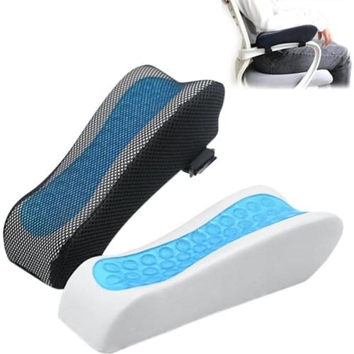 Memory Foam Armrest Pad Chair Armrest Pad Elbow Pillow for Soft Console Office Chair Elbow Support Holder