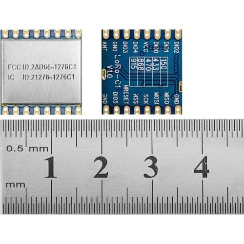 10PCS/Lot LoRa1276-C1 100mW SX1276 Chip 6km Long Distance 915MHz FSK Wireless Transmitter