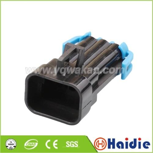 2sets 6pin auto wiring harness plug cable electric plug connector 12124107