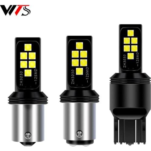 20PCS S25 PY21W P21W 1156 Ba15s 1157 Bay15d LED Car bulbs 12V Turn Signal lamps Brake Reverse Parking Light 7443 12SMD Red White