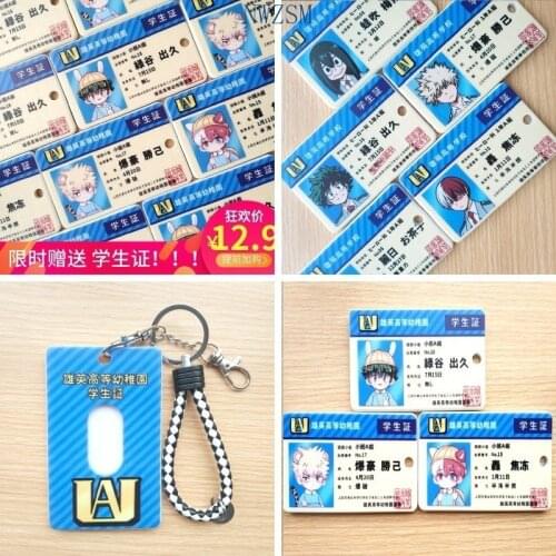 Anime My Hero Academia Boku no Hero Asui Tsuyu OCHACO URARAKA Acrylic Cards Holder Keychain Bags Pendant Cosplay Xmas Gifts