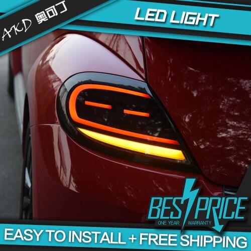 Car Styling for VW Beetle Tail Lights 2013-2019 LED Dynamic Signal Tail Lamp LED Tail Light DRL Brake Reverse auto Accessories