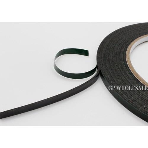 Free Singapore post (1mm Thick) 4mm 2 Sides Adhesive Black Foam Sponge Tape for Tablet Smartphone Repair Screen Panel Dust Proof