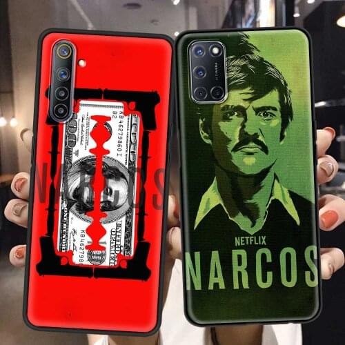 Phone case For Redmi Note 9s 7 8t 9 8 10 9a 9c 9t K40 Pro coque Bumper tpu soft material Narcos TV series Pablo escobar