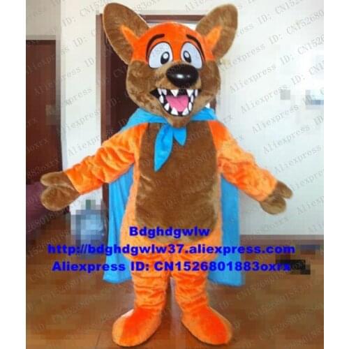 Long Fur Yellow Brown Dingo Dog Wild Dog Mascot Costume Adult Cartoon Character Attract Popularity Fashion Planning zx1797