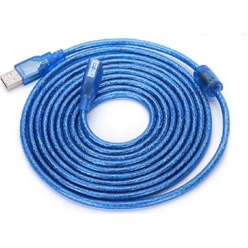 Newest Quality Computer Office Laptop 10 M USB2.0 Full Copper With The Circular Extension Cord USB Cables Cables Connectors