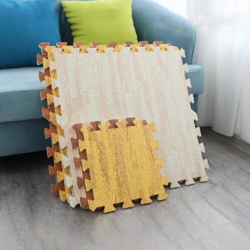 EVA Foam Mat For Children s Waterproof Game Playmat Puzzle Wood Grain Mat Kids Climbing Education Exercise Pad Carpet 4/8/16 pcs