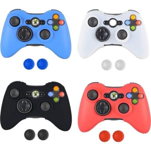 Silicone Soft Joystick Thumb Stick Grip Caps Joypad Skin Shell Protective Cover Case For Microsoft Xbox 360 Controller Gamepad