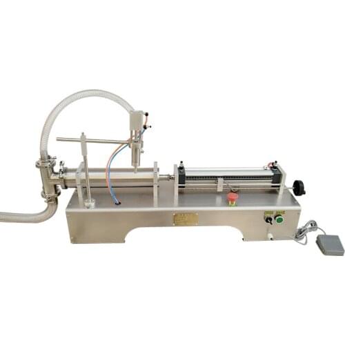 Pneumatic Piston Liquid Filler Beverage Shampoo Water Drinks Wine Shower Gel Vinegar Coffee Oil Drink Filling Machine