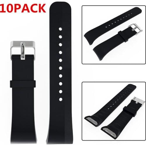 10PCS Silicone Wristband Watch Band Replacement Strap for SAMSUNG Gear Fit 2 SM-R360/Fit2 Pro R360 Strap Wristband WatchBand