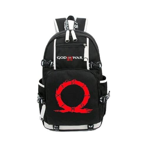 2018 Game God of War Backpack Student School travel bag New laptop bags Boy girl Unisex Oxford blue Backpacks