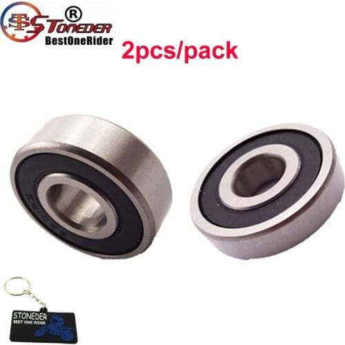 STONEDER 2x Rubber Sealed Ball Bearing 6202 RS For SDG Wheel 15mm Axle Pit Dirt Trail Motor Bike Motorcycle Motocross