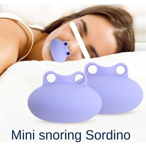 Frog Shape Anti Snoring Device Silicone Snore Stopper Nose Breathing Non Snoring Solution Aid Antisnoring for Sleeping
