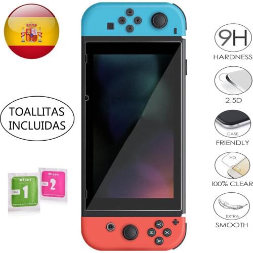 Tempered Glass Screen Protector For Nintendo Switch 9H 2.5D Templado Premium 0,3mm