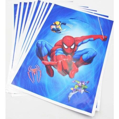 10pcs Spiderman gift bag candy/loot bag cartoon theme party festival&event spiderman birthday decoration favor party supplies
