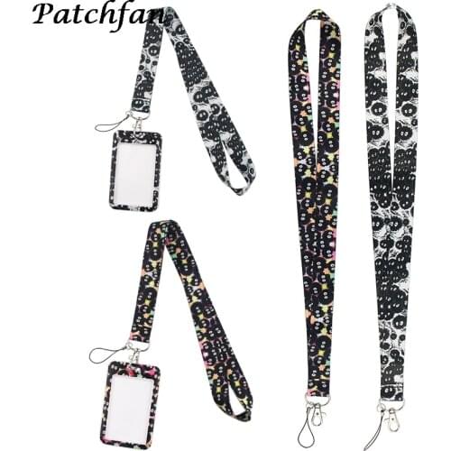AD486 Patchfan Cartoon Necklack Lanyard Key Gym Strap Multifunction Mobile Phone Decoration With Card Holder Cover For Fans