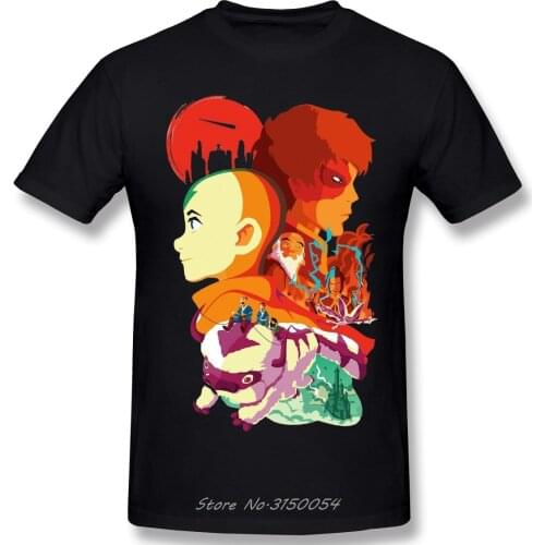 Avatar The Last Airbender Myth Adventure T-Shirt Men Avatar The Best Airbender Classic Funny O-neck Cotton Tees Printed Tshirt