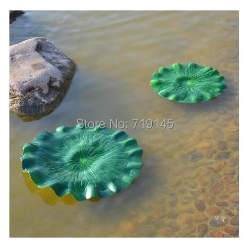 DIA 42cm artificial PE small LOTUS LEAF diy wedding home pool decoration water lily leaf
