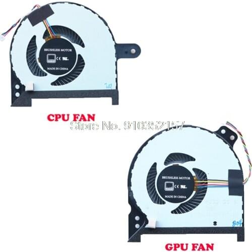 GTX1060TI Laptop FJ7C FJ7D CPU GPU FAN For Gigabyte SabrePro 15 DFS561405PL0T-FJ7C 1323-00XH000 DFS541105VC0T-FJ7D 1323-00XJ000