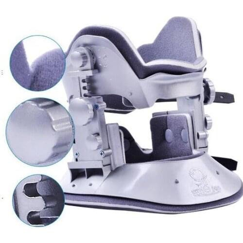 Cervical traction apparatus with high quality household fixed cervical stretched neck massager massage pillow