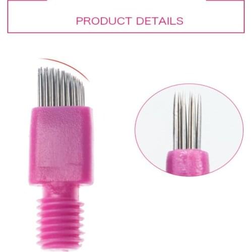 Microblading Blade Permanent Makeup Eyebrow Tattoo Needles Supplies Eyebrow Tattoo Needles Blades Makeup Needles