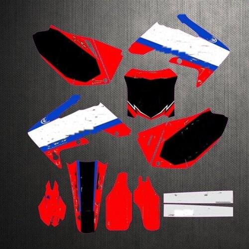 TEAM Graphics & Background Decal Sticker Kits for Honda CRF250 2004 2005 2006 2007 2008 2009 CRF 250 2004-2009