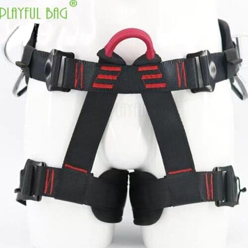Outdoor sitting half-body seat belt mountain climbing rock climbing speed descent altitude work outward bound training ZL18