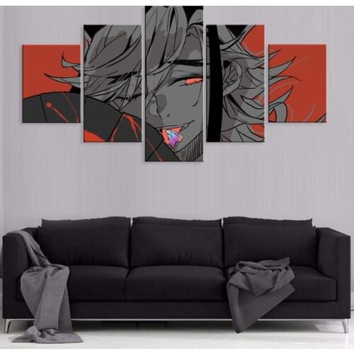Wall Art Modular Canvas Demon Slayer Character Pictures Japan Anime Home Decor Painting Prints Poster Living Room Cuadros Frame