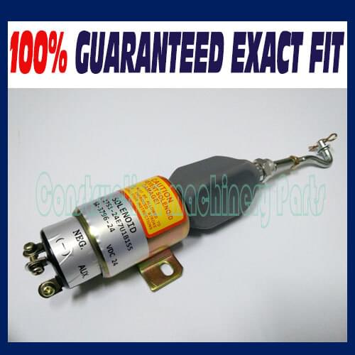Wholesale SA-3796-24 1751-24E7U1B1S5 (24V 3 terminals) Fuel Shutdown Solenoid Valve for Yanmar