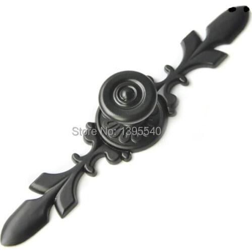 New 120mm Black Mediterranean-Style Cabinet Knobs Modern Furniture Cabinet Door Handles Drawer Cupboard Closet Bar Pulls