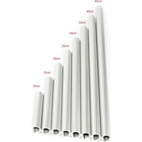 10 15 20 25 30 35 40 45cm Rod Diameter Dia OD 15mm Aluminium Rail Tube fr Tripod DSLR Rig 4K 8K Film Camera Support System LWS